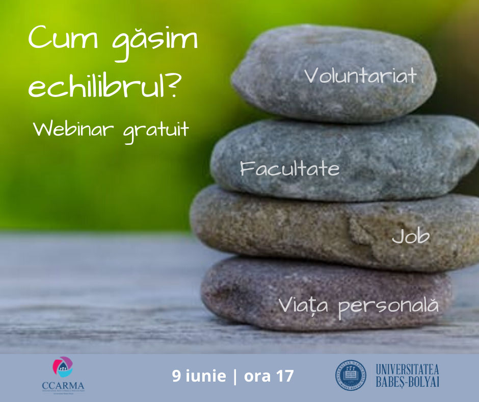 Read more about the article Webinar – Cum găsim echilibrul (9 iunie)