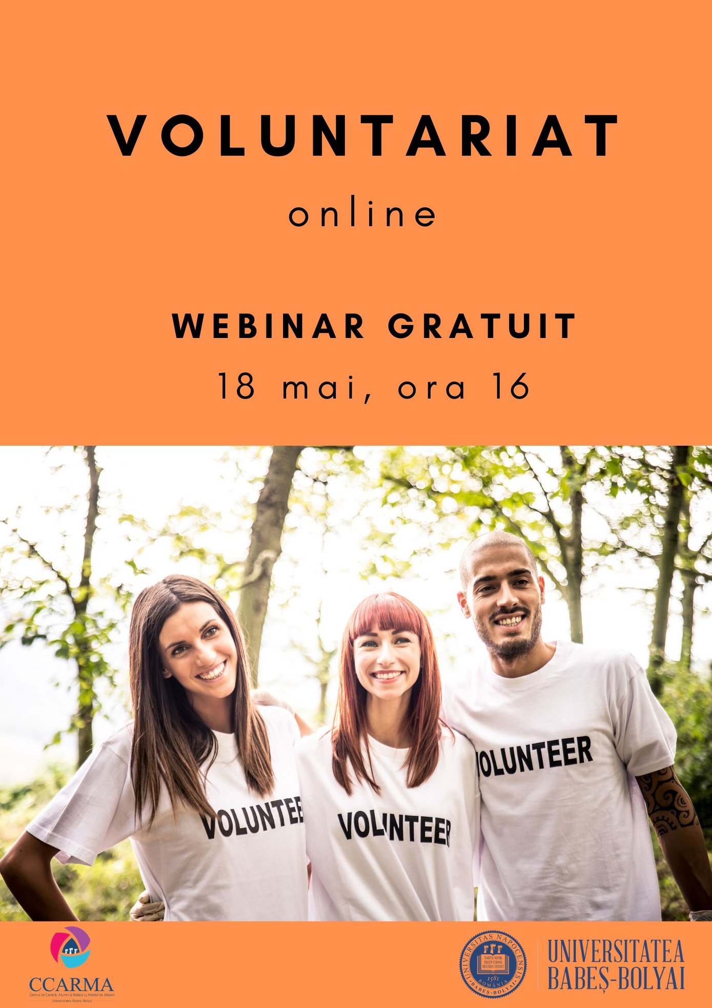Read more about the article Webinar – Voluntariat online (18 mai)