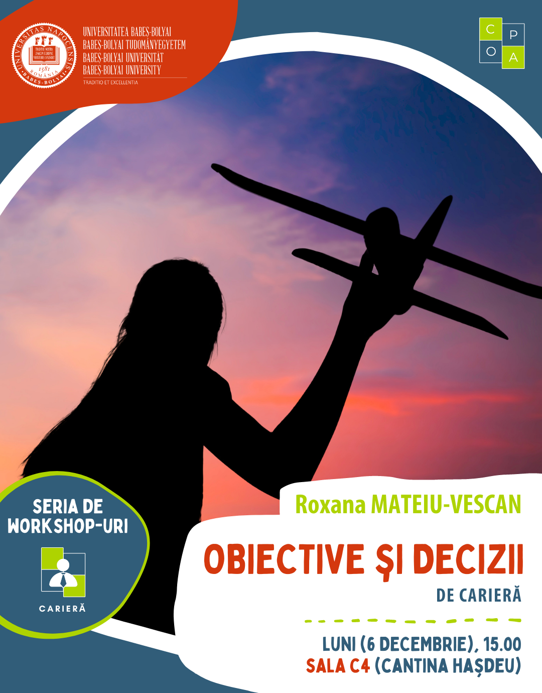Read more about the article Obiective și decizii de carieră (6 decembrie)