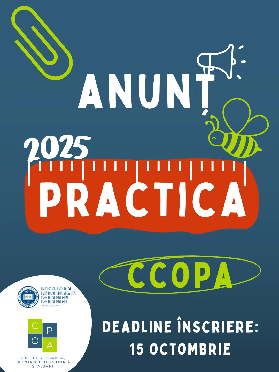 Read more about the article Fă-ți practica la Centrul de Carieră!