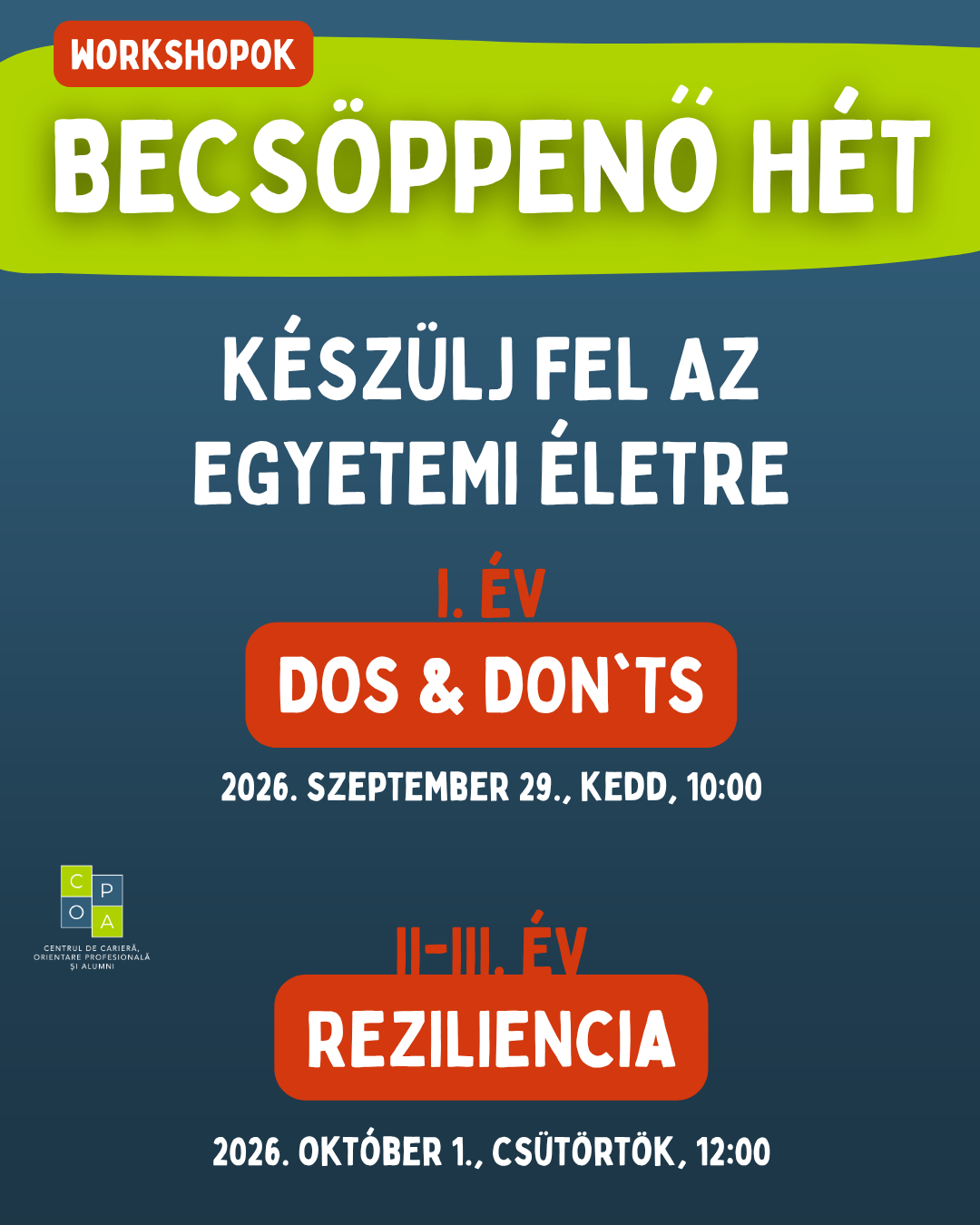 Read more about the article Becsöppenő hét a Pszichológia és Neveléstudományok Karon